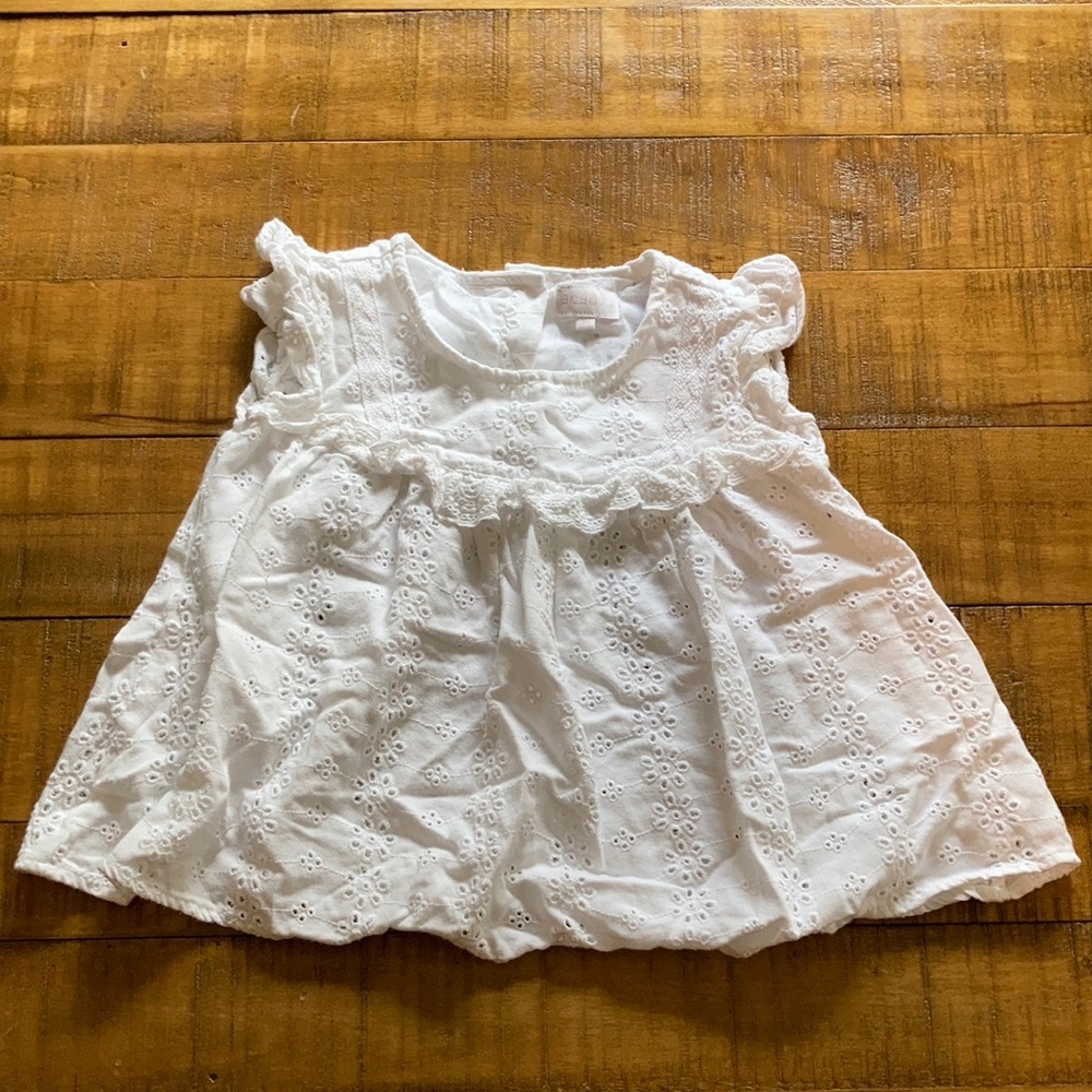 Toddler girls BCBG eyelet blouse-3T